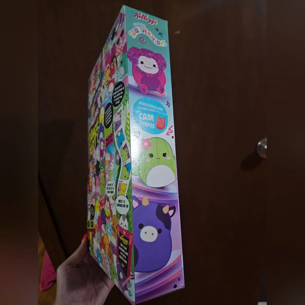 NIB Squishmallows Cereal With Marshmallows Box